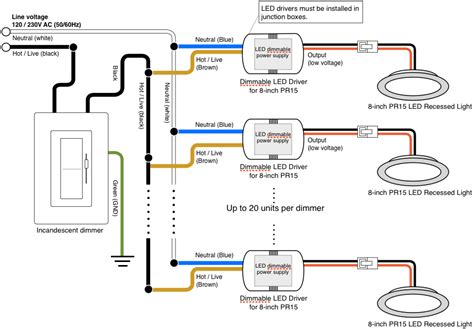 recessed light junction box wiring|6 led recessed lighting dimmable.